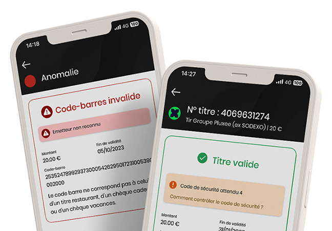 Détections faux chèques cadeaux avec application mobile